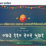 करदाता प्रोत्साहन उपहार कार्यक्रम : पर्साका लालबाबु साह कानुलाई १० लाखको बम्पर उपहार